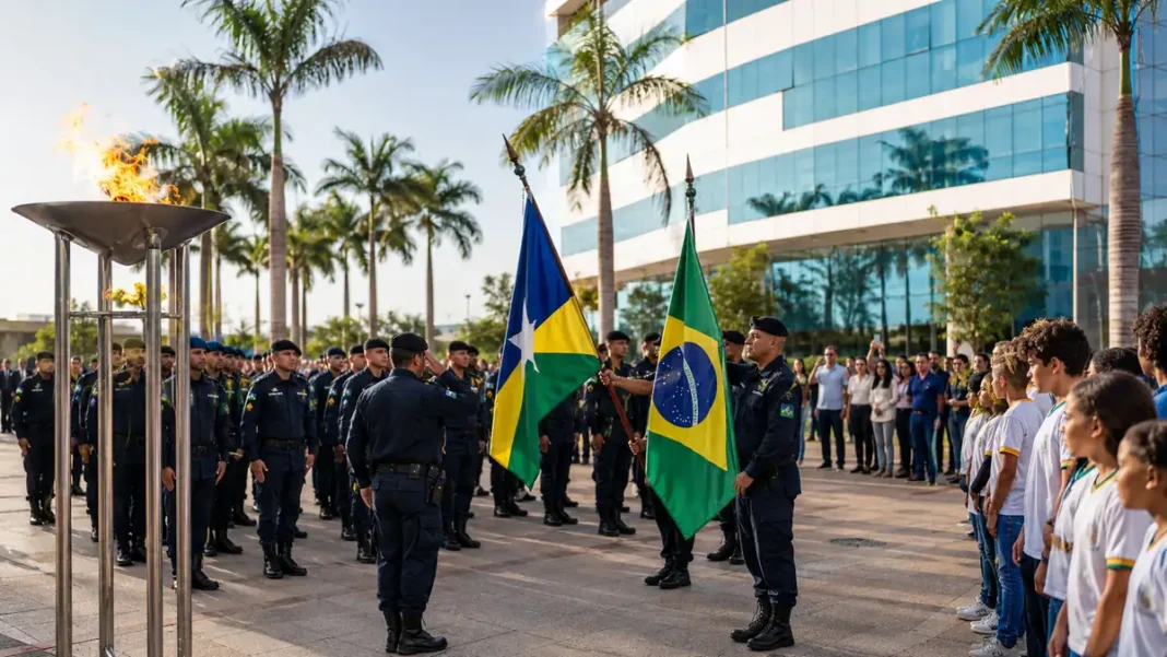 Semana da Pátria começa em Rondônia com ato cívico no Palácio Rio Madeira