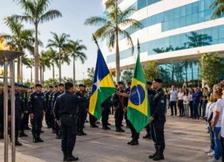 Semana da Pátria começa em Rondônia com ato cívico no Palácio Rio Madeira Semana da Pátria em Rondônia com Fogo Simbólico e cerimônia cívica