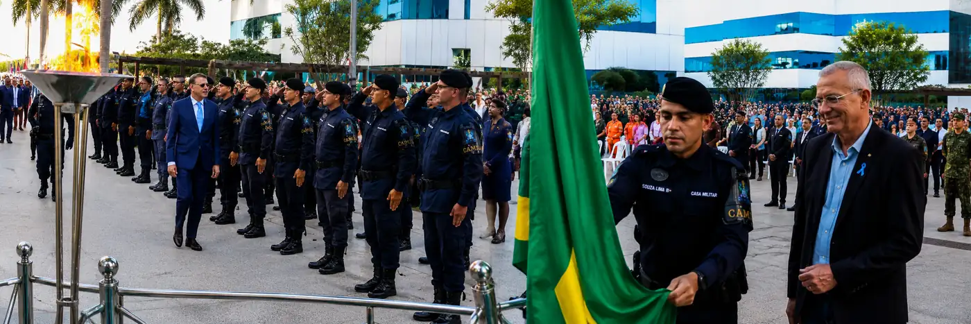 Casa Militar participa da abertura da Semana da Pátria em Rondônia Semana da Pátria em Rondônia com formação da Casa Militar e cerimônia cívica
