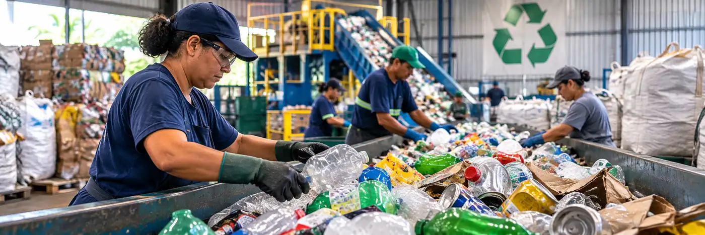 Triagem de recicláveis e gestão de resíduos sólidos seminário de resíduos sólidos com trabalhadores na triagem de recicláveis