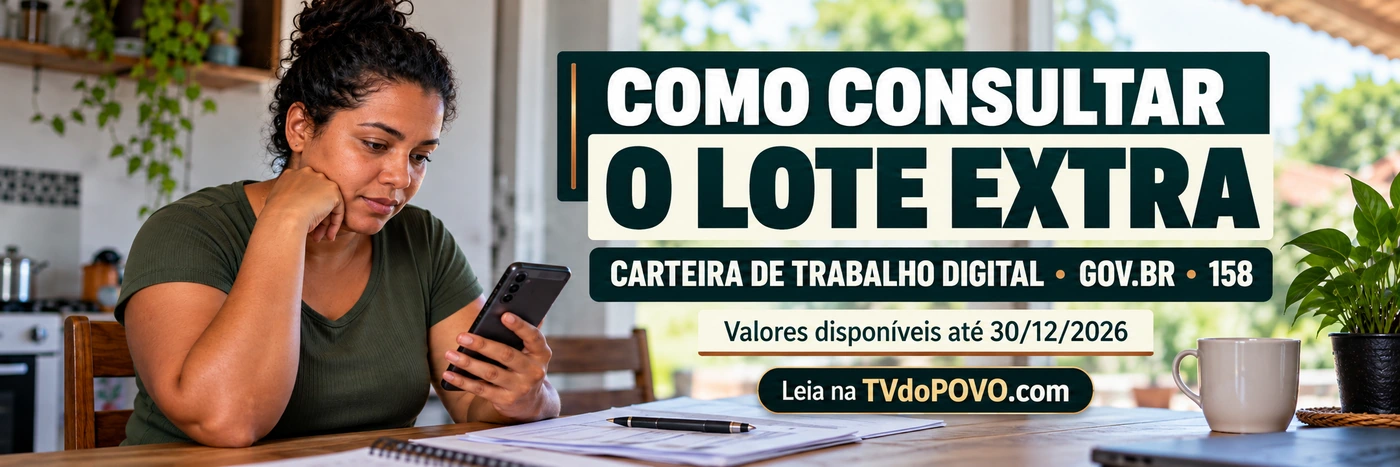 Arte sobre consulta do abono salarial em Rondônia pela Carteira de Trabalho Digital, gov.br ou 158, com prazo até 30 de dezembro