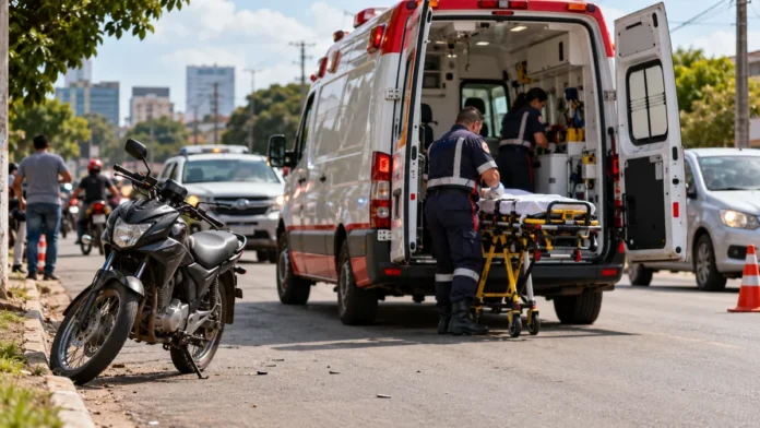 Acidentes com motos em Porto Velho aparecem em balanço de atendimentos do Samu