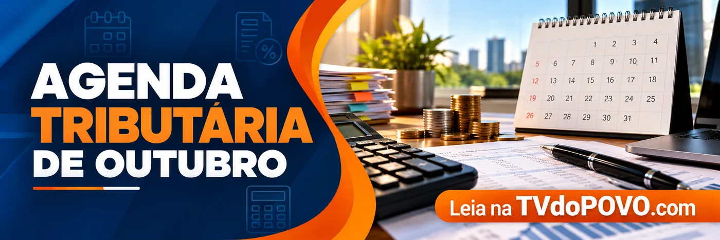 Agenda tributária de outubro com calendário e obrigações fiscais