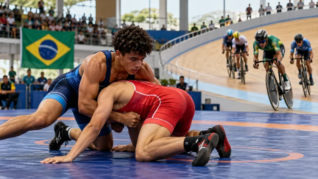 Rondônia conquista ouro no wrestling e duas medalhas no ciclismo