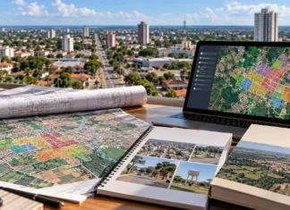 Mapas de Vilhena reúnem uso do solo, atlas e serviços da Semter Mapas de Vilhena em composição editorial sobre uso do solo, atlas territorial e serviços da Semter