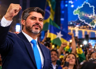 Marcos Rogério é eleito governador de Rondônia com 56,86% no 1º turno Composição editorial sobre Marcos Rogério eleito governador de Rondônia no primeiro turno