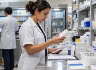 Sesau prevê R$ 593 mil para quatro medicamentos de uso especializado em Rondônia Medicamentos da Sesau são conferidos em ambiente de farmácia hospitalar