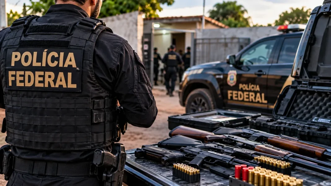 PF prende homem e apreende quatro armas na Operação Ascensão em Rondônia Operação Ascensão da Polícia Federal com apreensão de armas em Rondônia