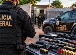 PF prende homem e apreende quatro armas na Operação Ascensão em Rondônia Operação Ascensão da Polícia Federal com apreensão de armas em Rondônia