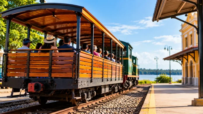 Passeio de Kalamazoo volta aos trilhos históricos em Porto Velho