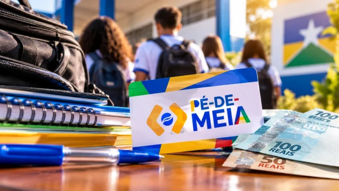 Pé-de-Meia em Rondônia atende estudantes da rede estadual Pé-de-Meia em Rondônia em composição editorial sobre estudantes da rede estadual atendidos pelo programa