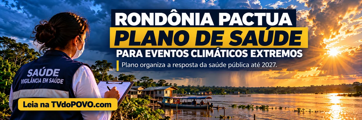 Plano de adaptação da saúde de Rondônia Plano de adaptação da saúde em Rondônia para eventos climáticos extremos