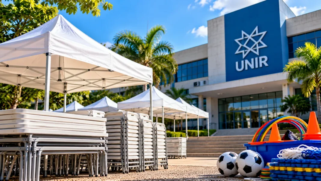 Pregão da UNIR prevê 55 tendas e equipamentos de lazer