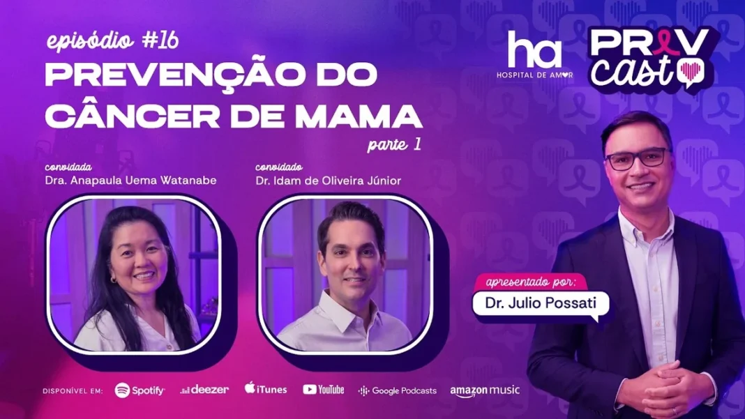 PrevCast #16 explica prevenção do câncer de mama e papel da mamografia