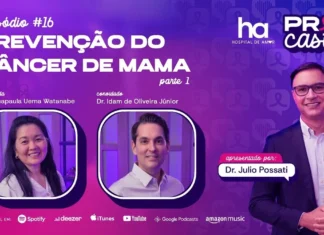 PrevCast #16 explica prevenção do câncer de mama e papel da mamografia PrevCast 16 aborda prevenção do câncer de mama, mamografia e diagnóstico precoce