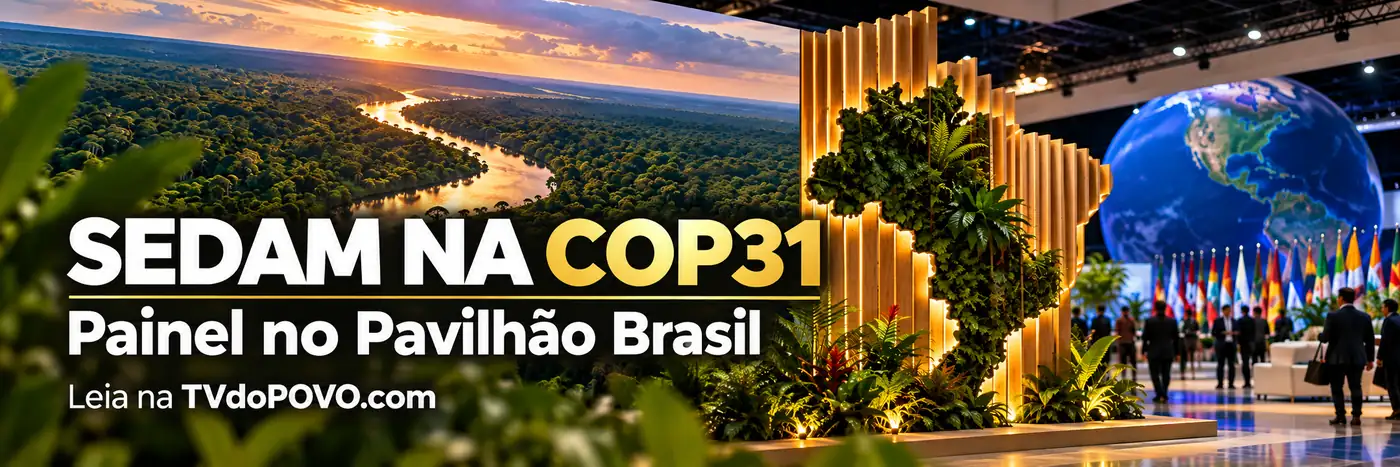 Sedam na COP31 terá painel no Pavilhão Brasil em 16 de novembro
