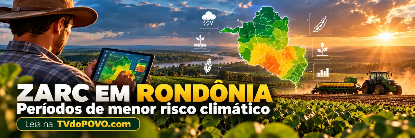 Zarc em Rondônia indica períodos de menor risco climático para o plantio