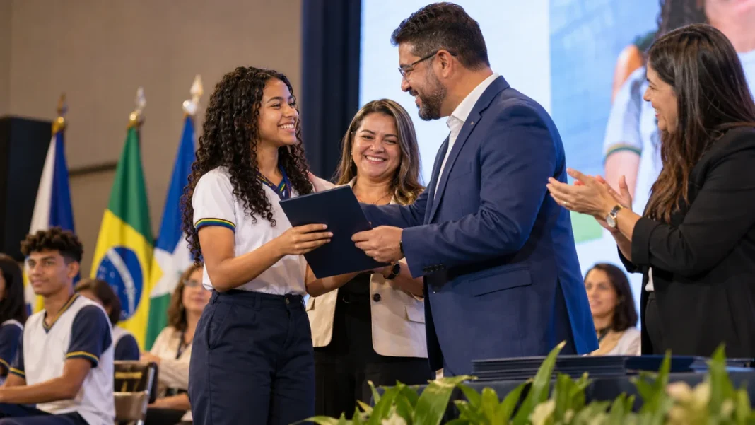 Premiação do Programa Avança Rondônia — capa Avança Rondônia reconhece escolas, professores e estudantes em premiação educacional no estado.