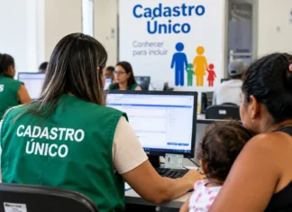 Cadastro Único ficará indisponível de 30 de outubro a 2 de novembro Ilustração de atendimento do Cadastro Único em ambiente de assistência social.