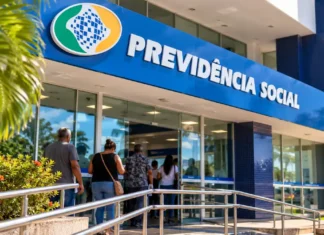INSS fecha agências sexta e segunda; veja como ser atendido Arte ilustrativa mostra fachada da Previdência Social e calendário com as datas de fechamento das agências do INSS em 30 de outubro e 2 de novembro.